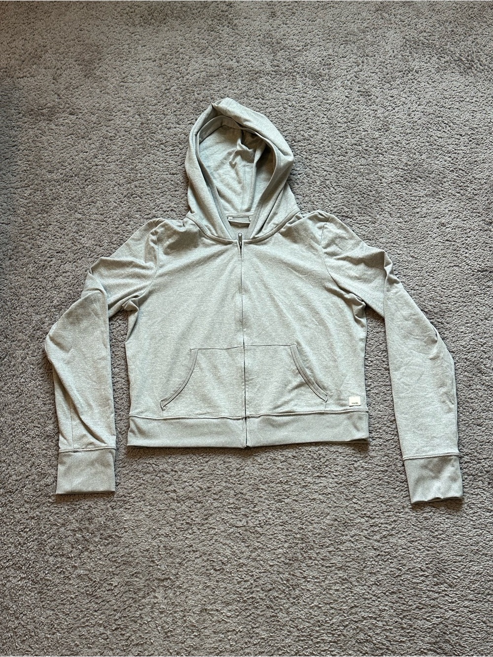 vuori halo mini full zip hoodie women’s large